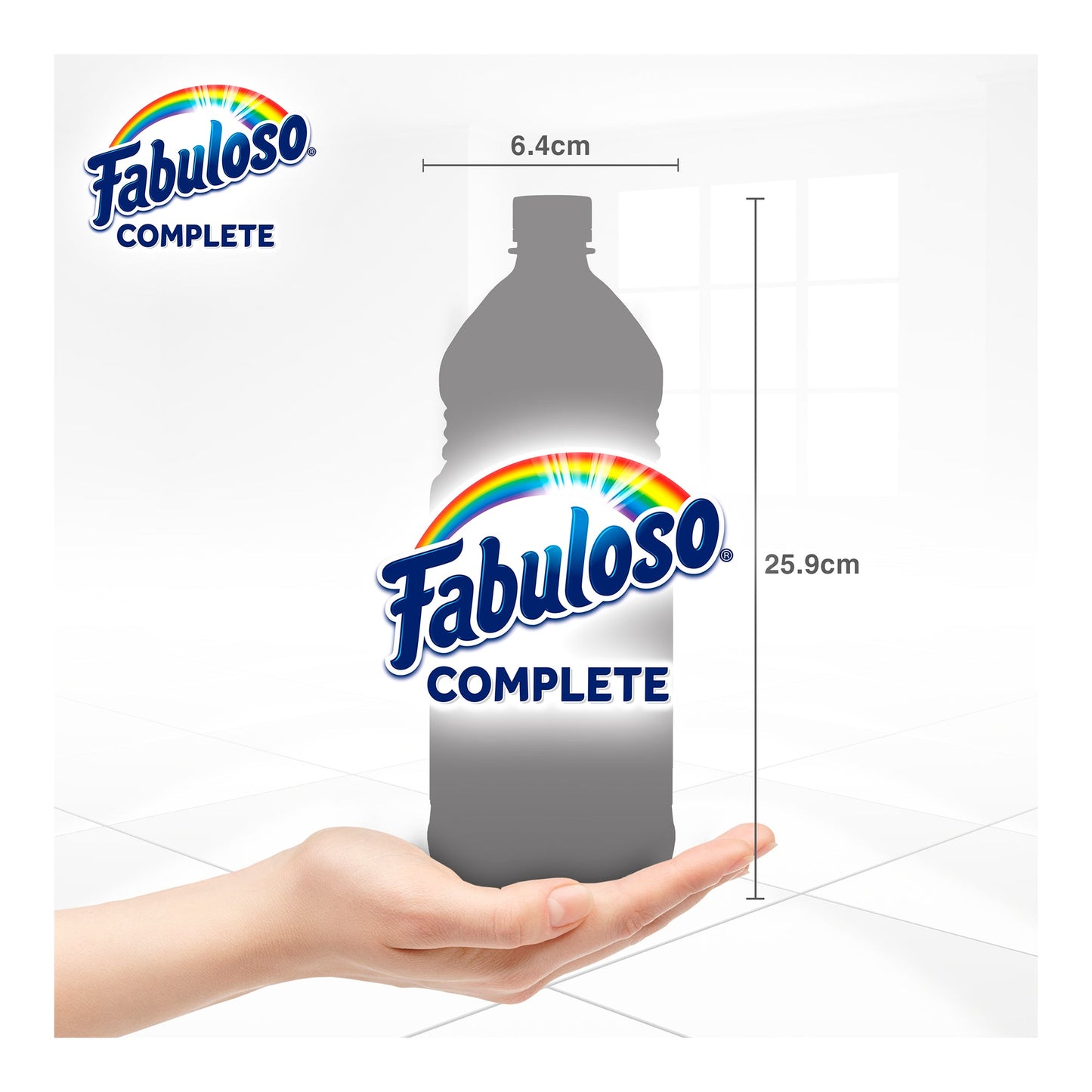 Limpiador Líquido Multiusos Fabuloso Complete Menta Refrescante 828 ml