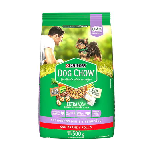 Dog Chow Croqueta 500 gr para Perro Adulto razas Pequeñas