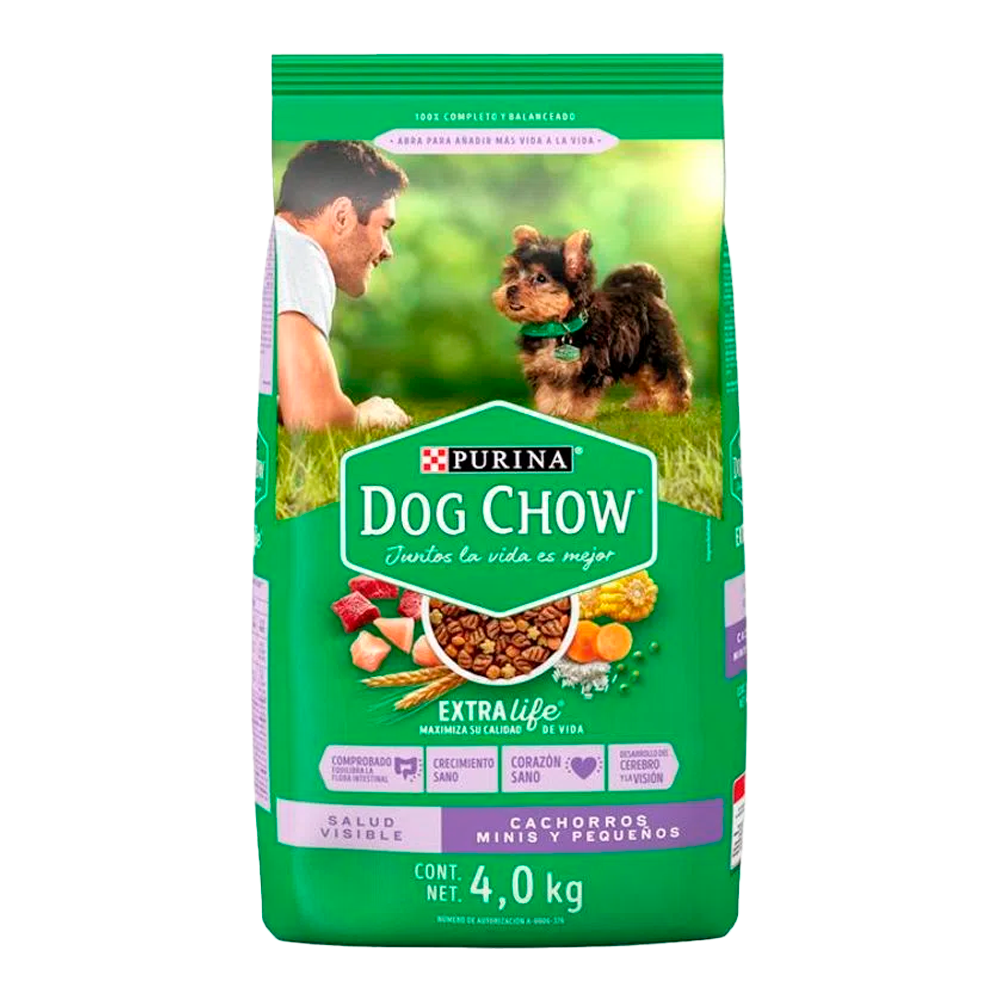 Dog Chow Croqueta 4 Kg para Perro Cachorro razas Pequeñas