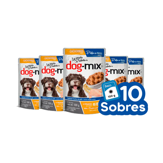 Dog Mix Pouch Pollo 100 gr para Perro Cachorro