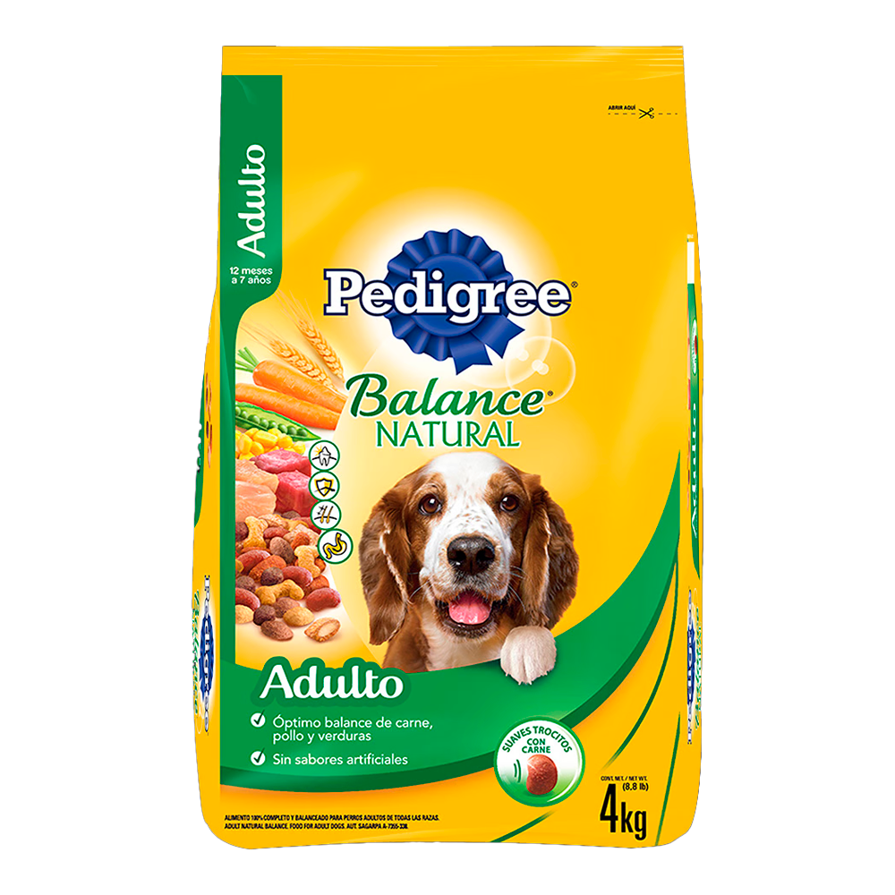 Pedigree Natural 2 Kg Croqueta para Perro