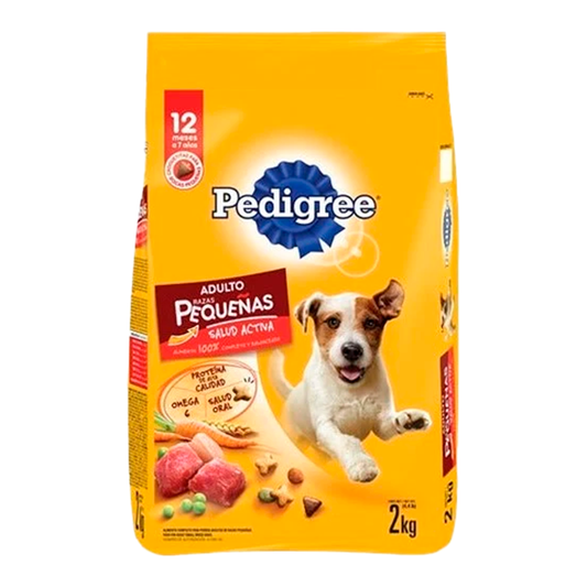 Pedigree Croqueta 2 Kg Pollo & Cereal para Perro Adulto razas Pequeñas