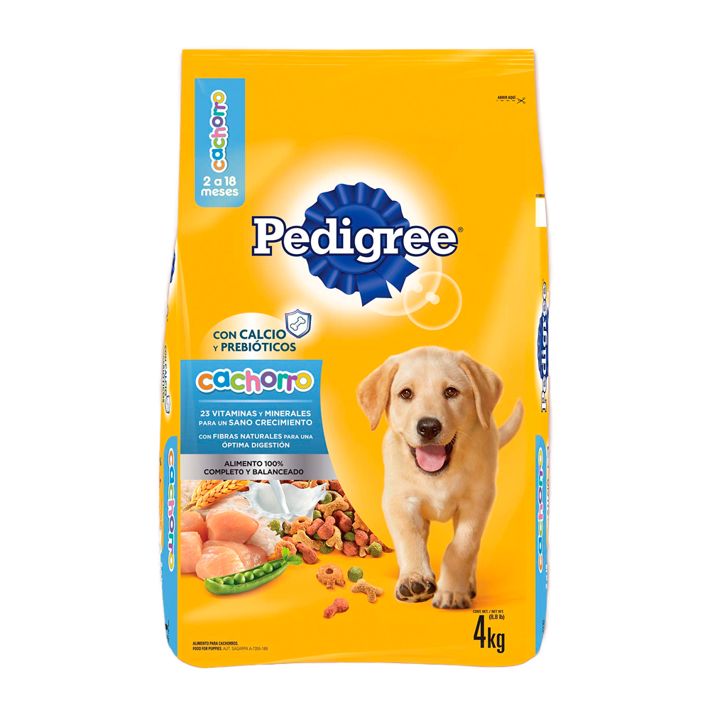 Pedigree 4 Kg Croqueta para Perro Cachorro Mealtime