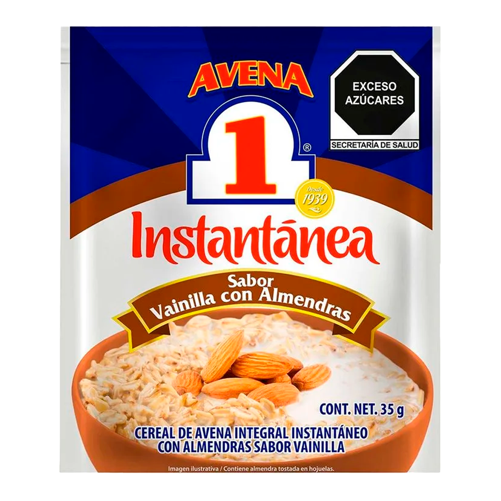 Avena Instantanea N1 30 VAINILLA/ALMENDRA 30 S (4)