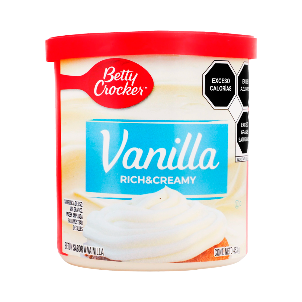 Betun Betty Crocker 453 gr Vainilla