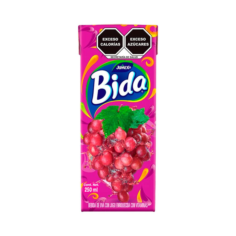 Bebida Bida 250 ml Uva