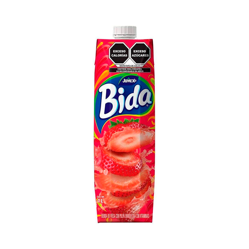 Bebida Bida 1 L Fresa