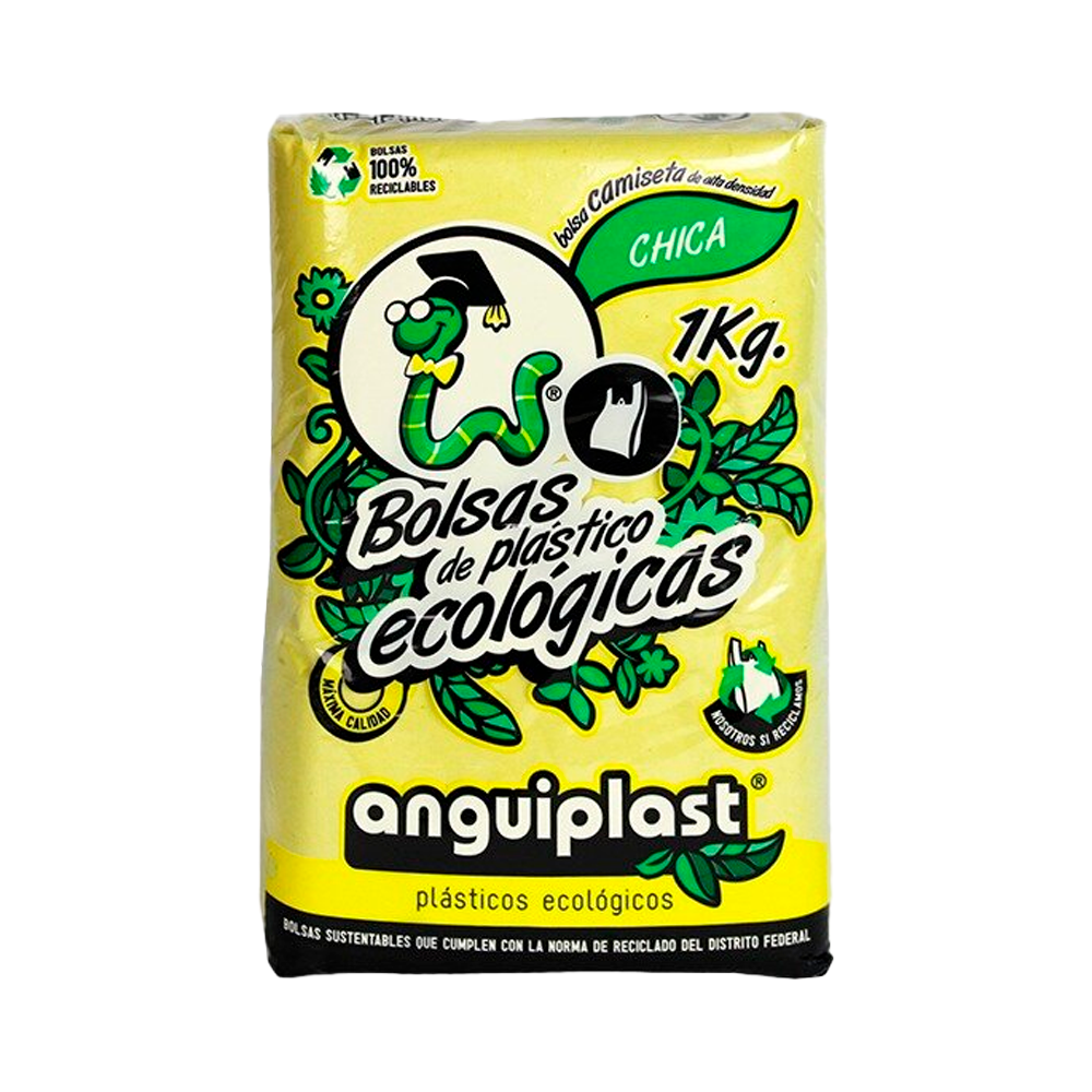 Bolsa Camiseta Anguiplast Degrabable Chica 1 Kg