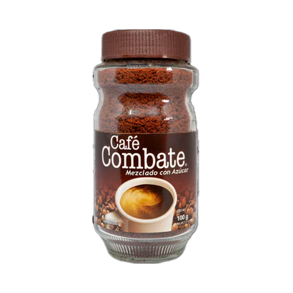 Café Combate Mezclado con Azúcar 200gr Tarro de Café