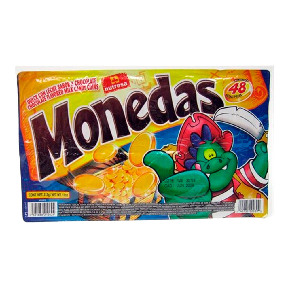 CH. MONEDA CHOCO TIKYS 48