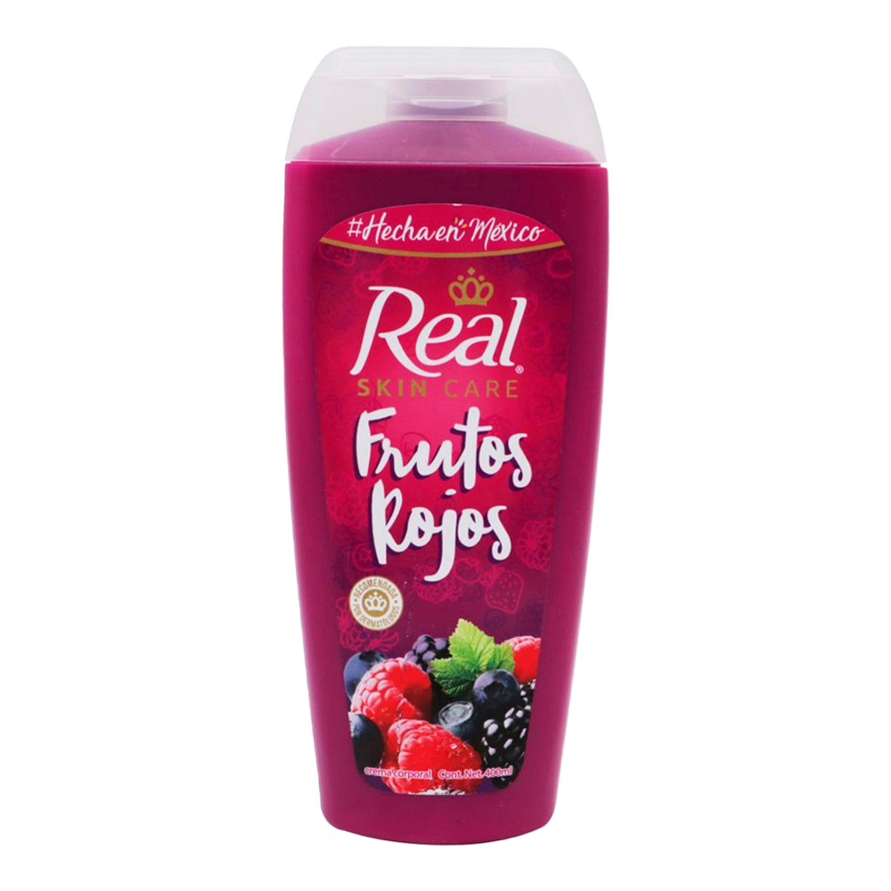 CREMA REAL LIQ. 400 FRUTOS ROJOS