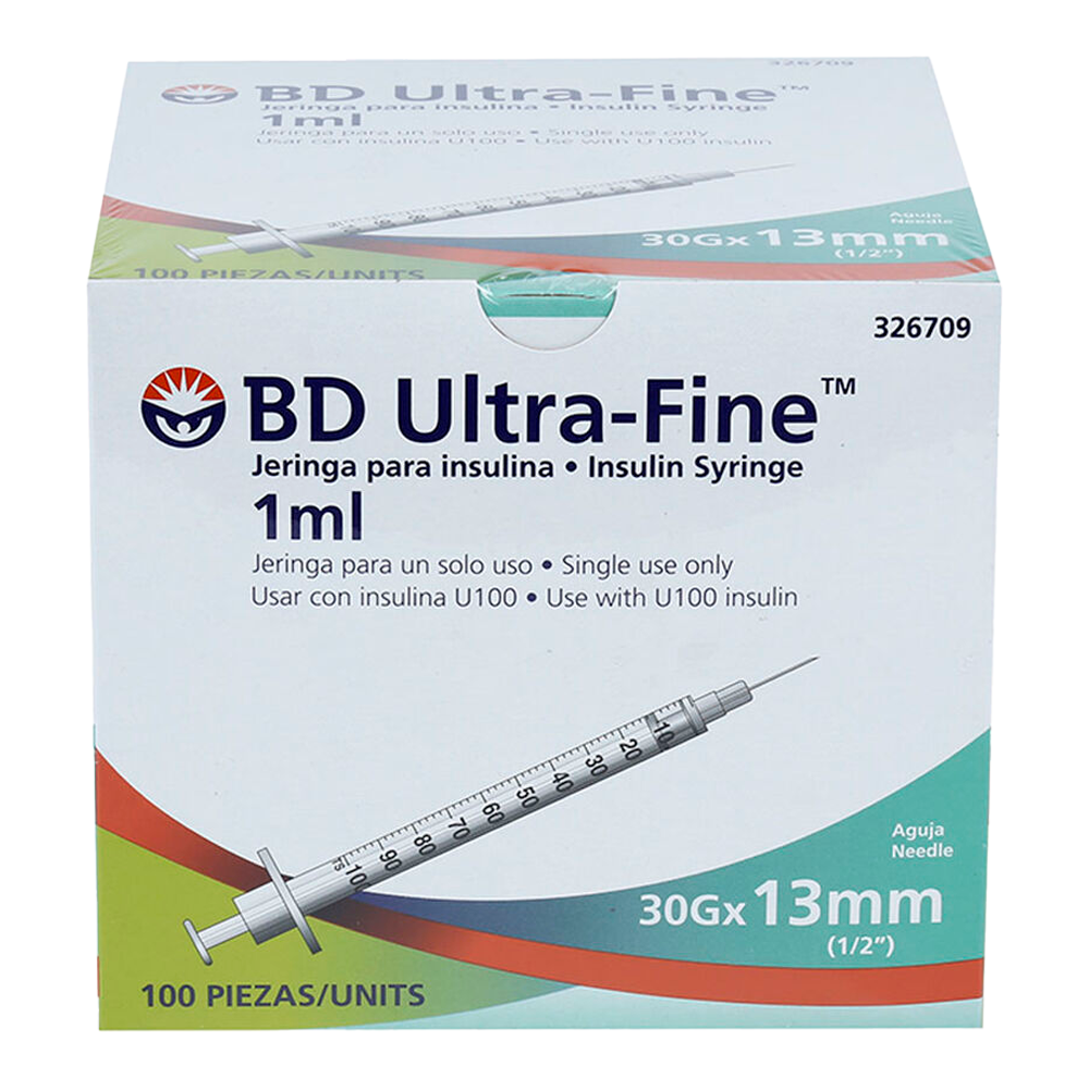 JERINGA INSULINA ULTRA FINE 1.0 MLS (30X13MM) CJA 100 S