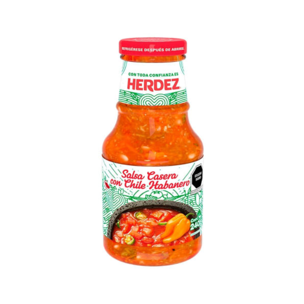 SALSA CASERA HERDEZ .240 HABANERO (FCO)