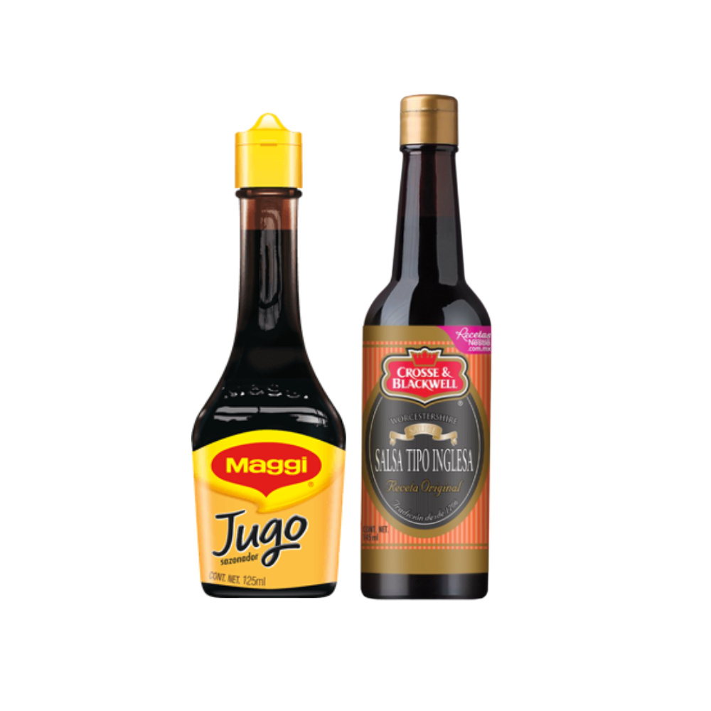 JUGO SAZ MAGGI .125 + SALSA CROSSE .145