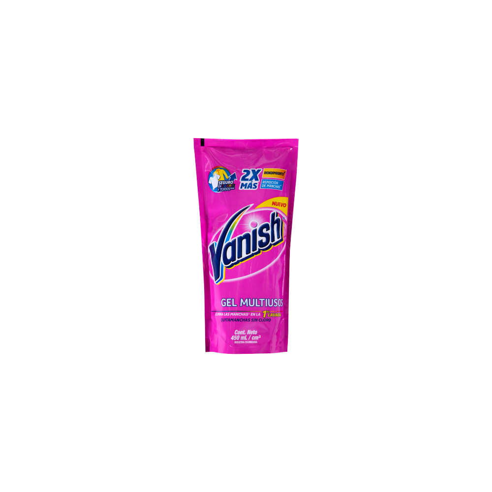 DET. VANISH COLOR LIQ. POUCH .500 GRS
