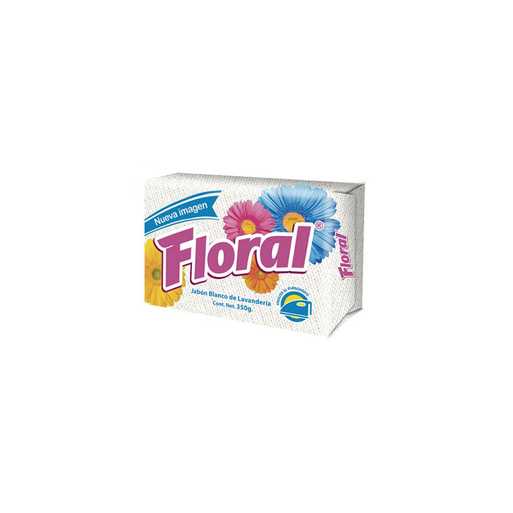JAB. LAV. FLORAL BLANCO 350