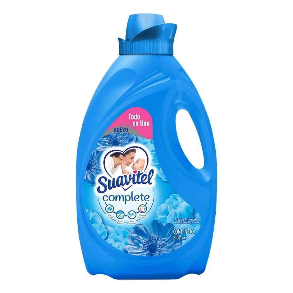 Suavizante de Telas Suavitel Complete Fresca Primavera de 2.8 lt