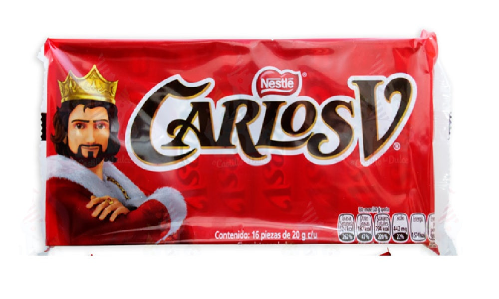 D CH. NESTLE CARLOS V 16 + 2 CHOCOLATE 18