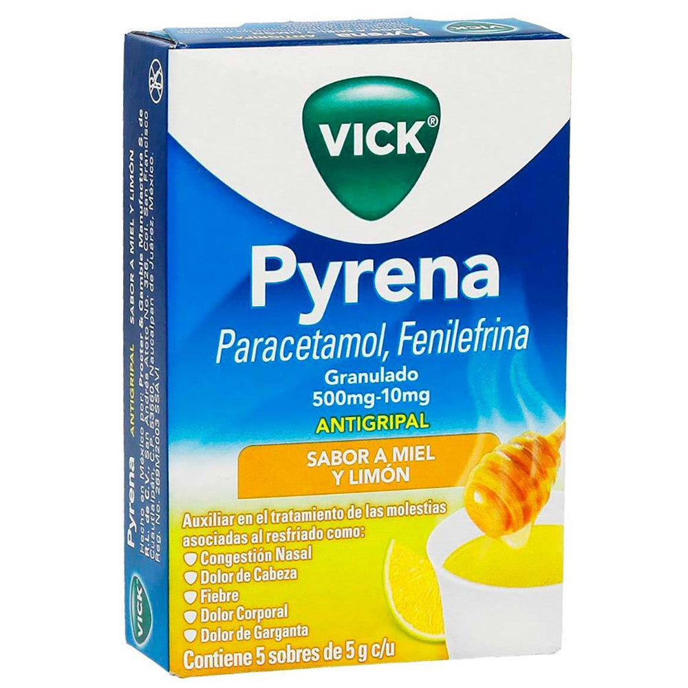 VICK PYRENA TE 5 S MIEL LIMON