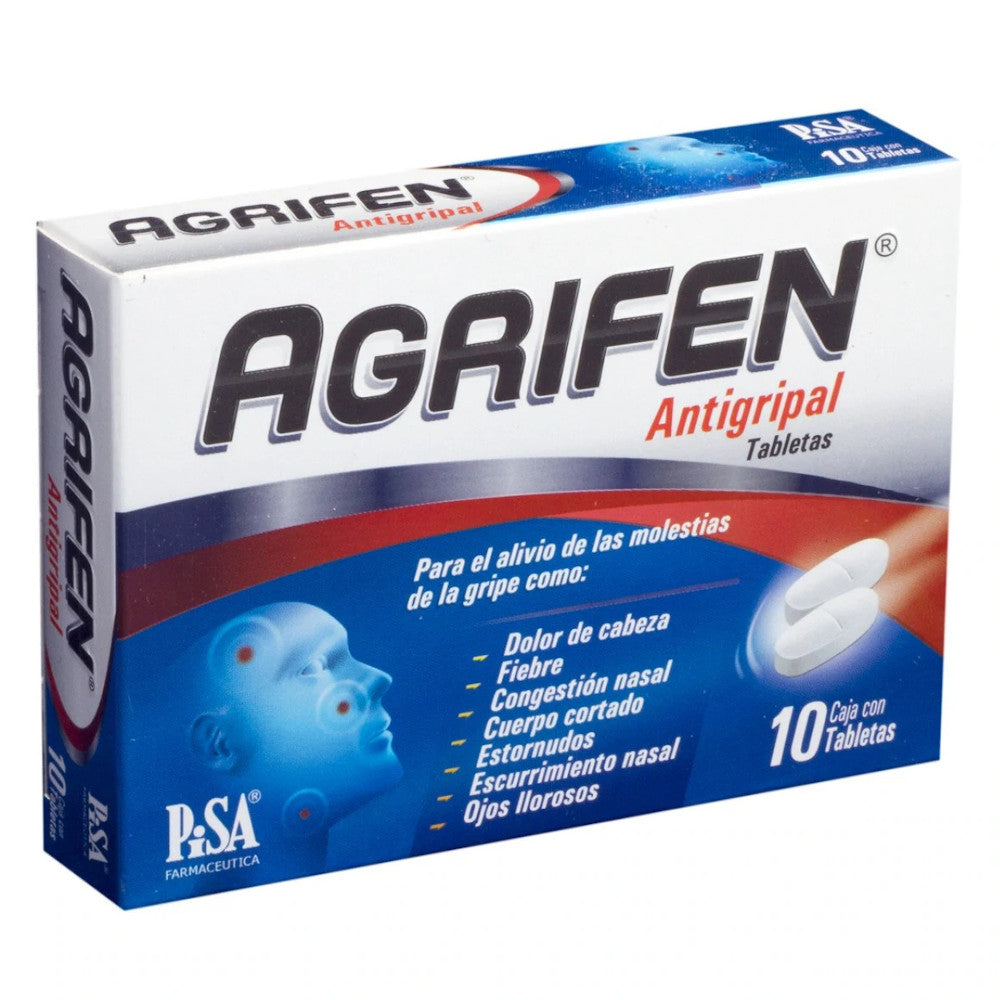 Agrifen 10 Tabletas