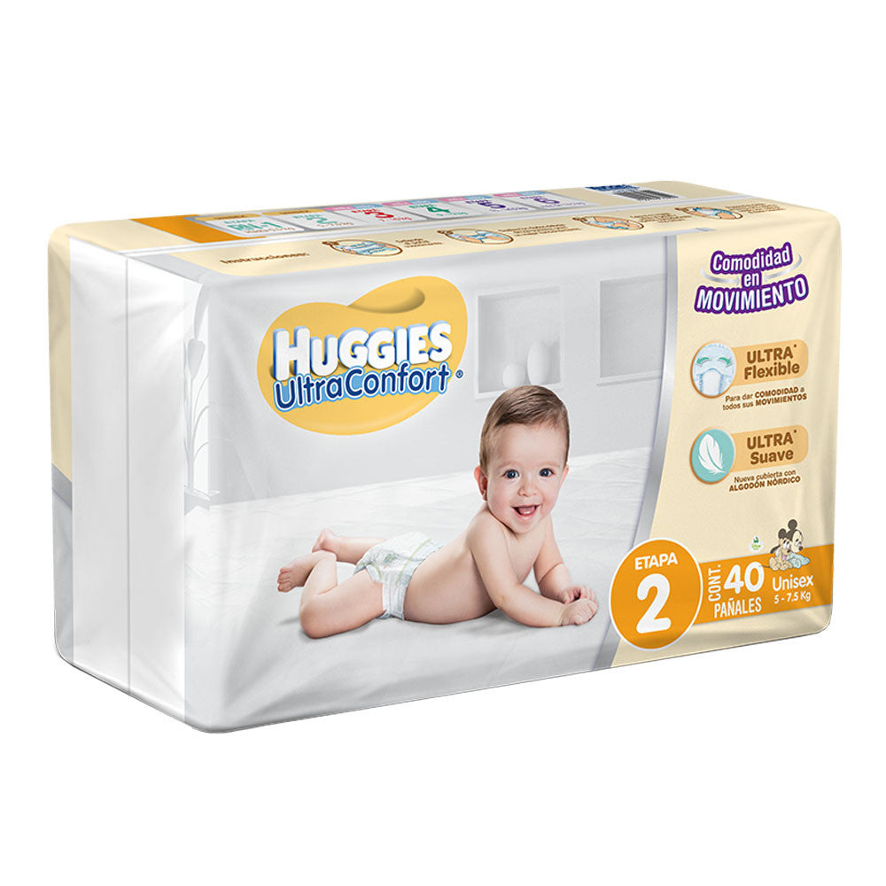 PANAL HUGGIES ULTRA E2 40 (U) (6) USEX