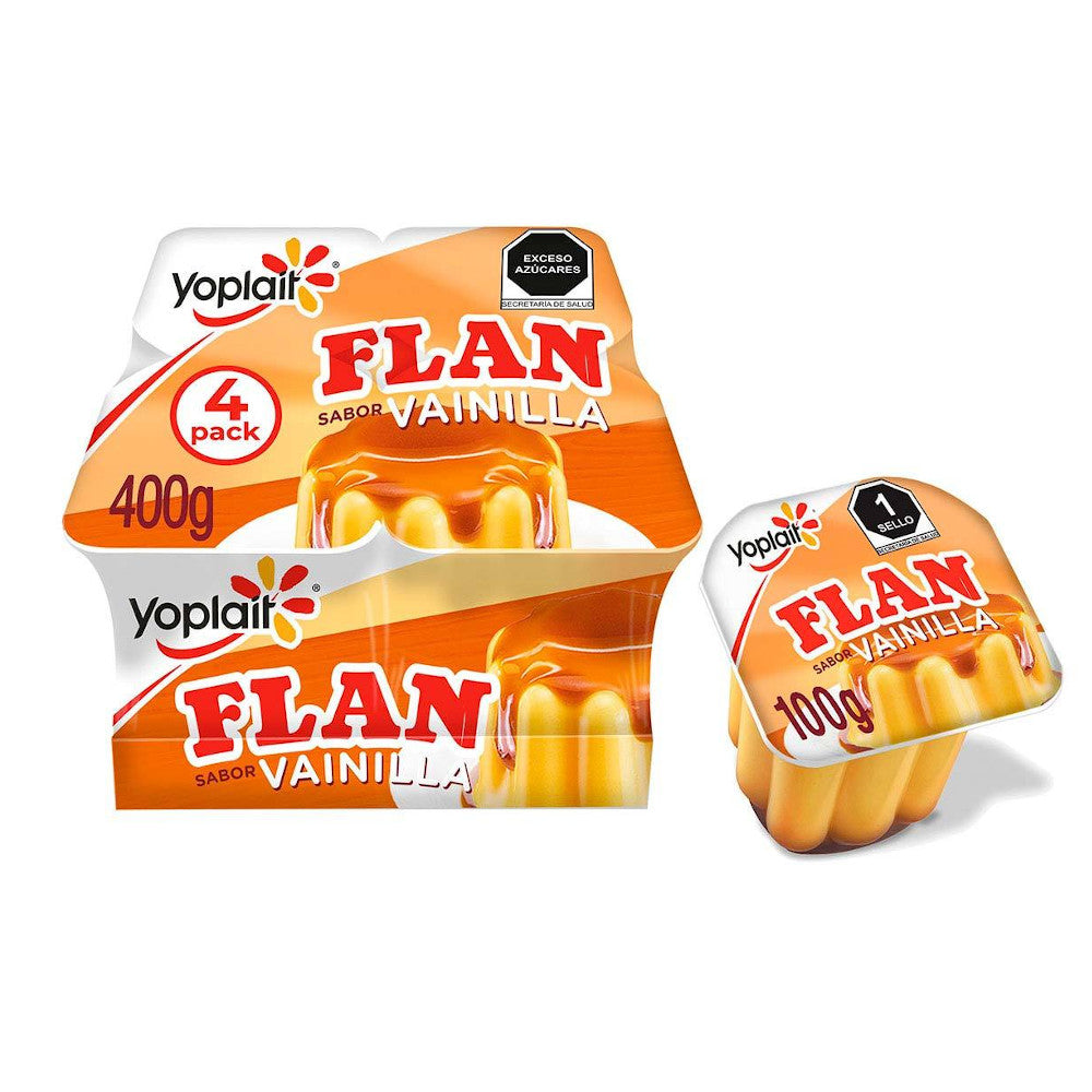 FLAN YOPLAIT VAINILLA (4PACK 100) 400