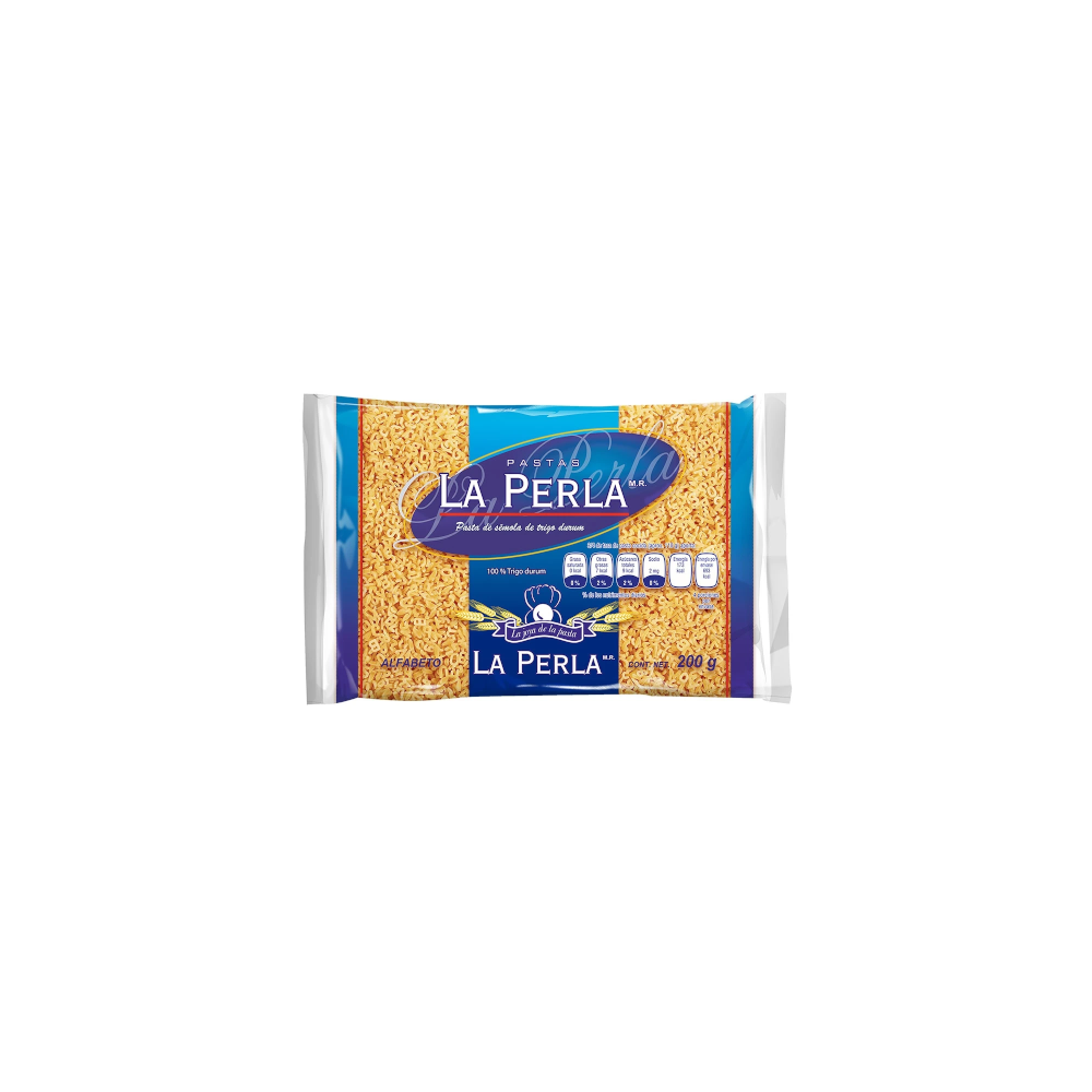 PASTA PERLA ALFABETO
