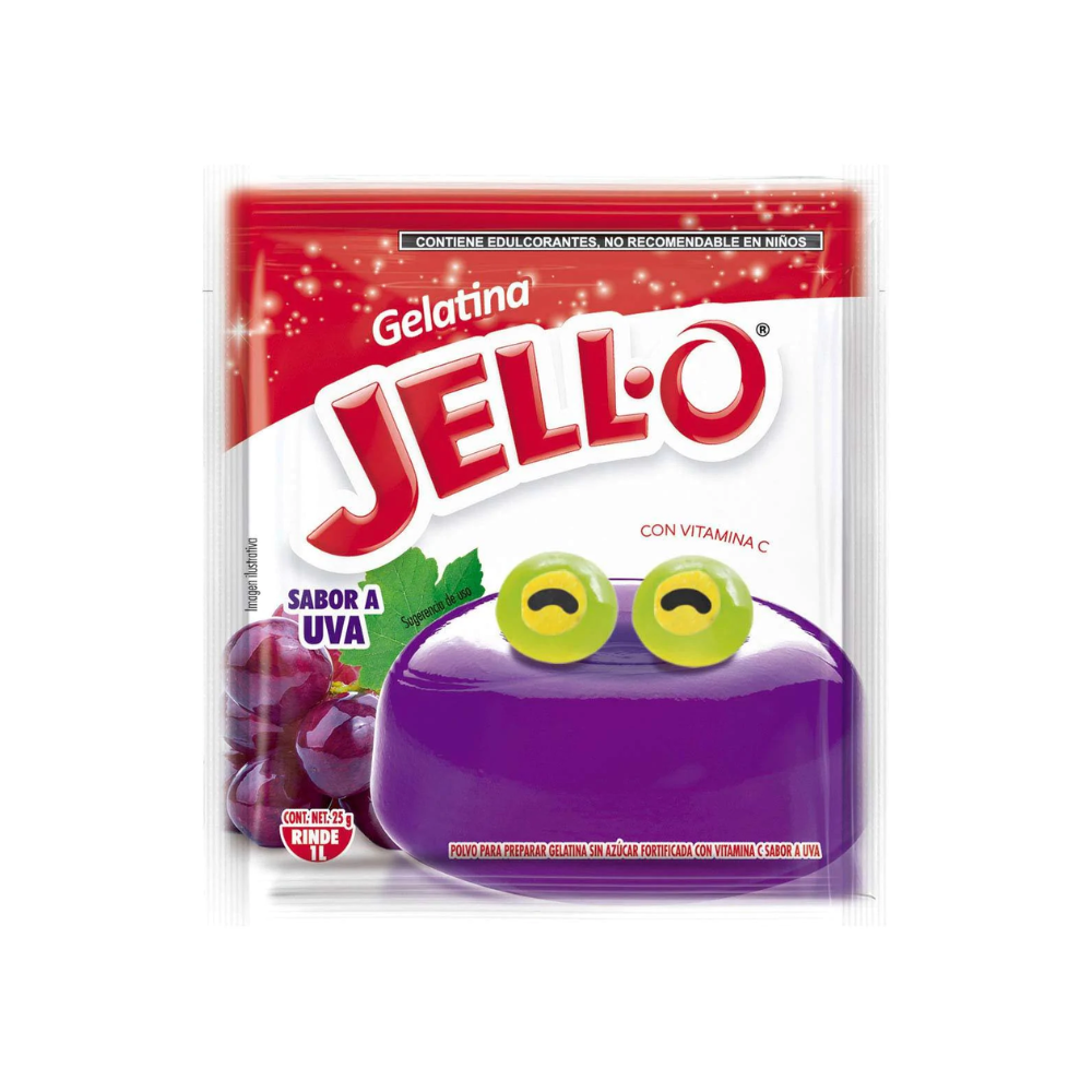 GELATINA JELLO UVA 35