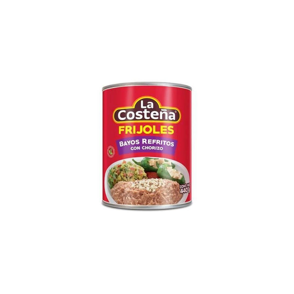 FRIJOLES COSTEÑA LATA 440.CHORIZO