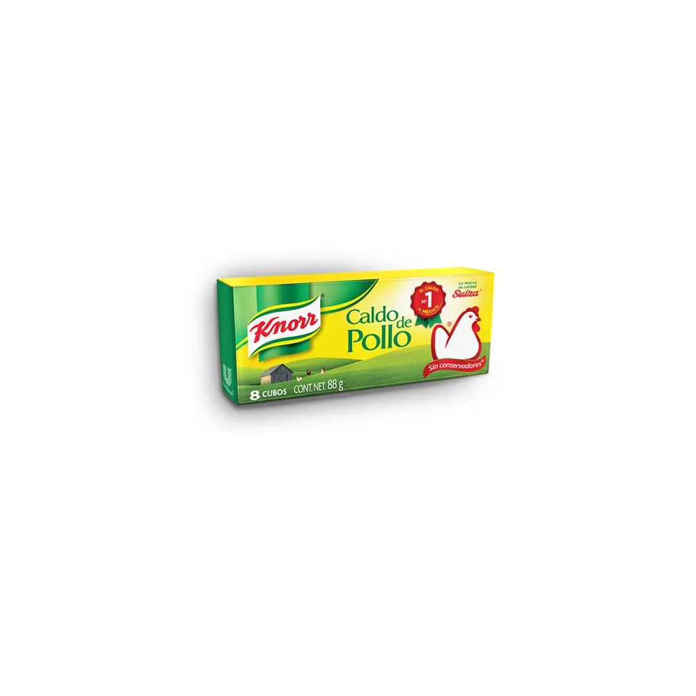 KNORR SUIZA POLLO CUBO 8 S