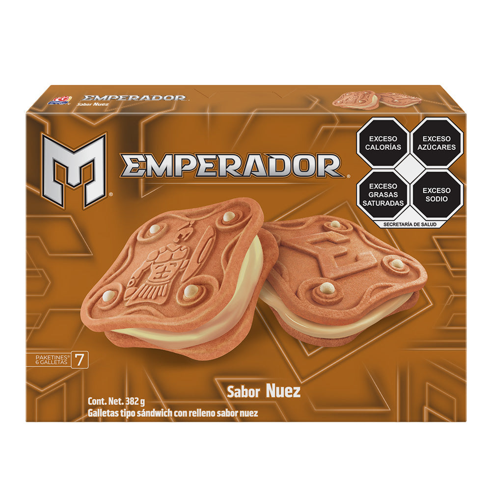Galletas de nuez Emperador 7 paketines de 6 galletas c/u
