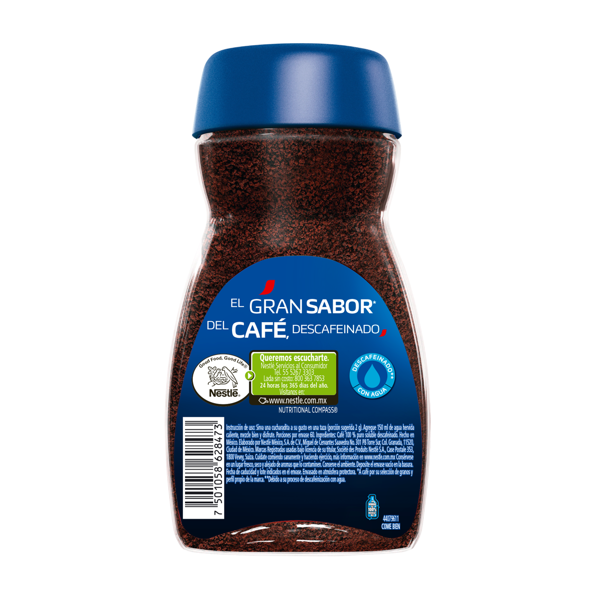 Café Soluble Descafeinado Nescafé Decaf 120g