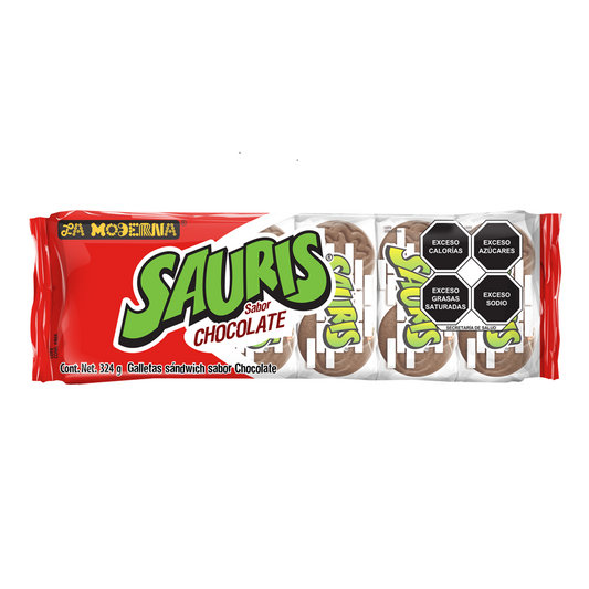 Galletas Sauris Chocolate La Moderna 324 G