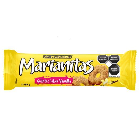 Galletas Marianitas Vainilla La Moderna 185 G