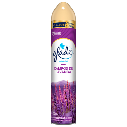 Aromatizante Glade Aerosol 400 ml Campos Lavanda