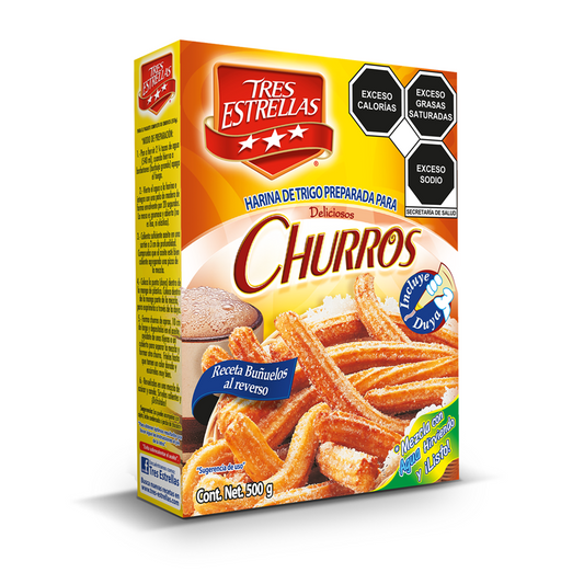 Harina Para Churros Tres Estrellas 500 G