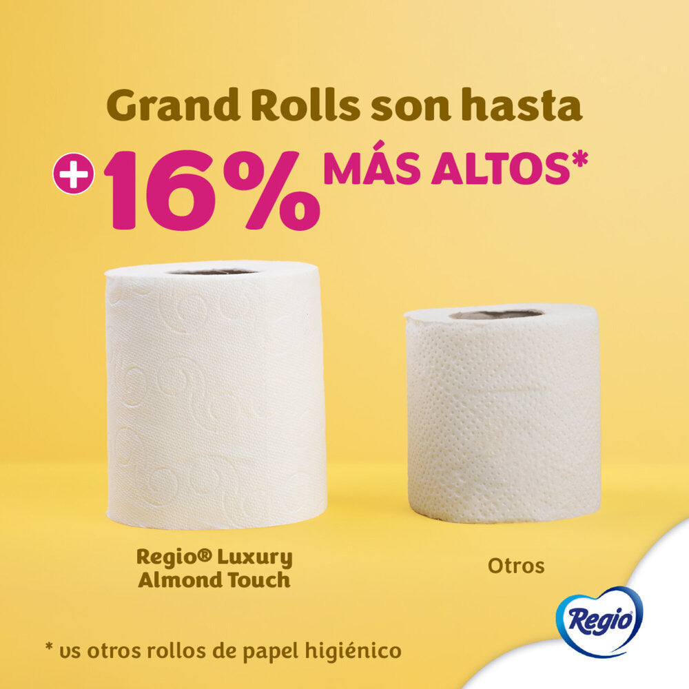 Papel Higiénico Regio Luxury Almond Touch 18 rollos