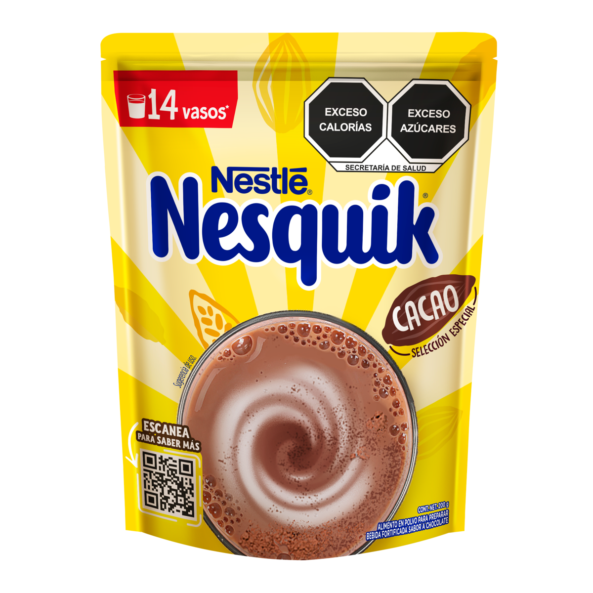 Alimento en Polvo Nesquik Sabor Chocolate 200g – Surtace