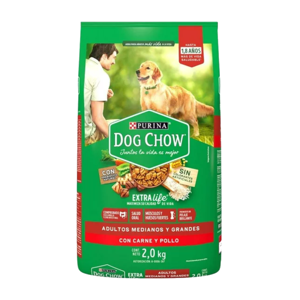 AL. DOG CHOW AD. MED & GDE 2.0