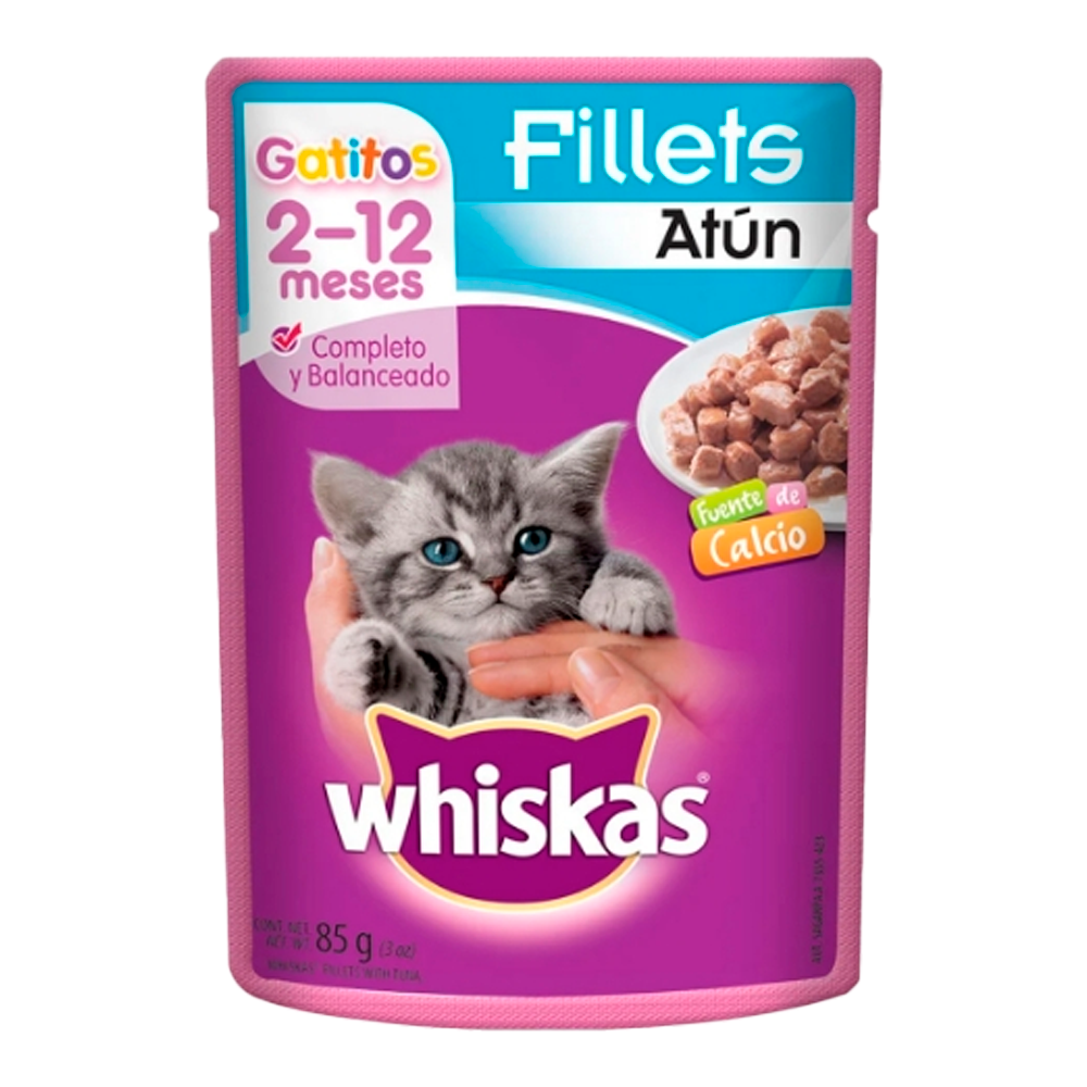 AL. WHISKAS POUCH ATUN 85 GRS