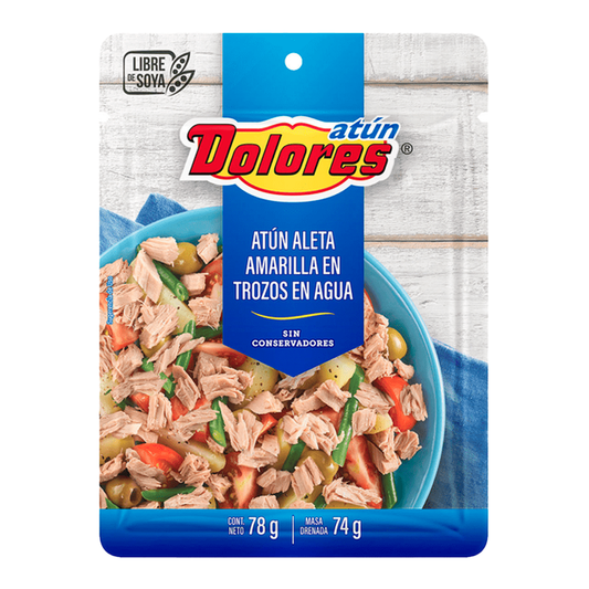 ATUN DOLORES POUCH AGUA 78 GRS