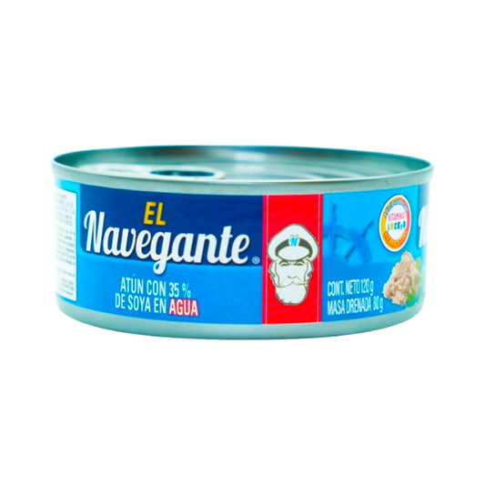 Atun El Navegante Agua 120 gr