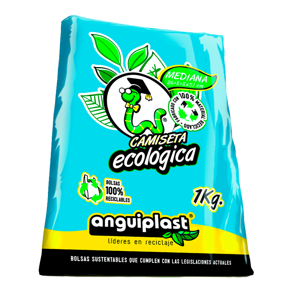 BOLSA CAMISETA ANGUI REUTILIZABLE 1 PZA