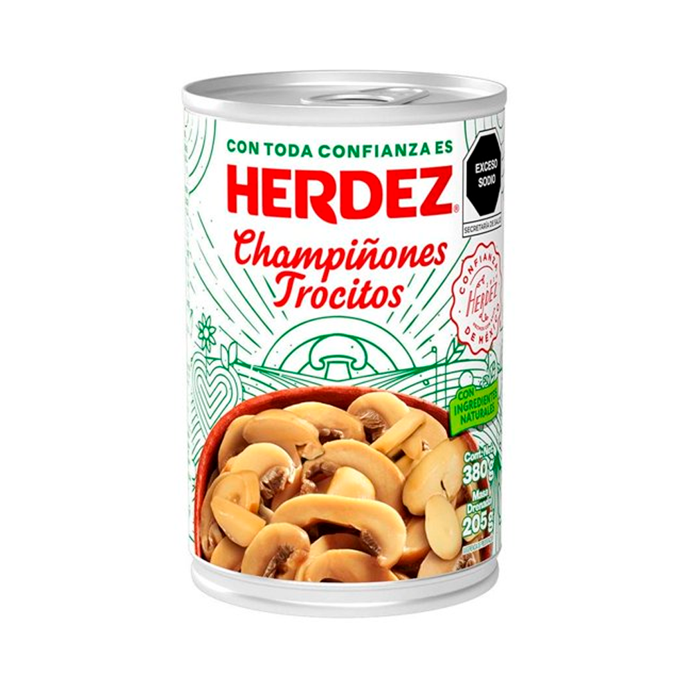 CHAMPIÑON HERDEZ TROCITOS 380