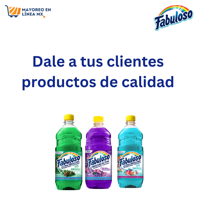 Limpiador Multiusos Fabuloso Frescura Activa Antibacterial Fresca Lavanda 500 ml