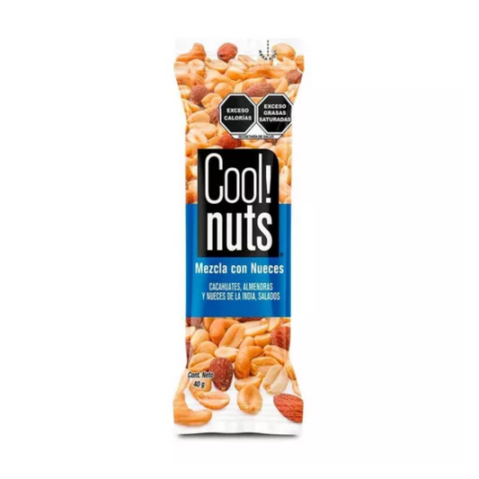 D CACAH. COOL NUTS C/NUEZ Exh 12 Pzas