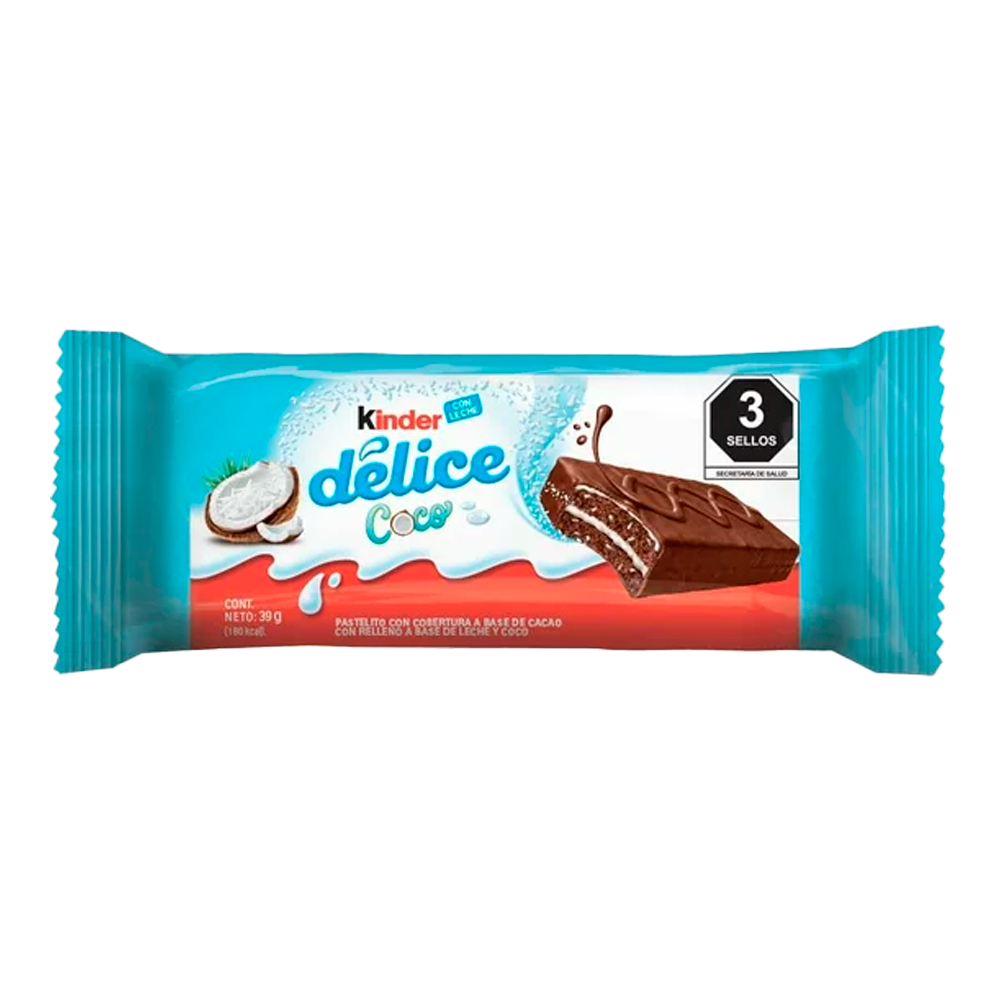 D CH. KINDER DELICE COCO 10 S (PASTELITO)