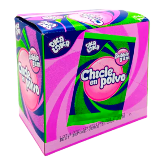 D CHICLE GUN. OKA LOKA POLVO TUTTI FRUTI 12 S (18)