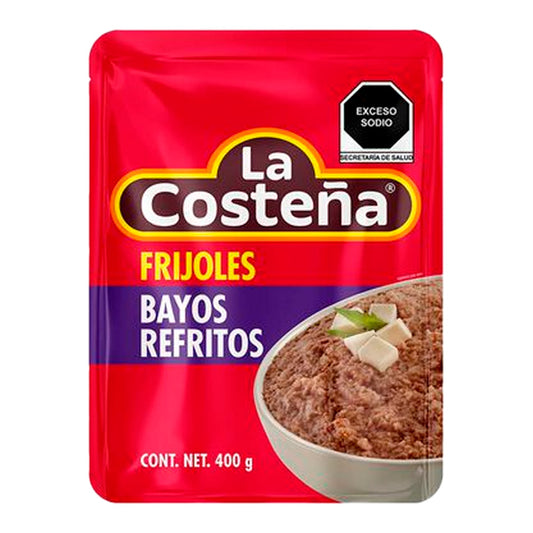 FRIJOLES COSTEÑA REFRITOS BOLSA .400