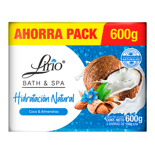 JABON LIRIO 150 COCO SPA 4 PACK